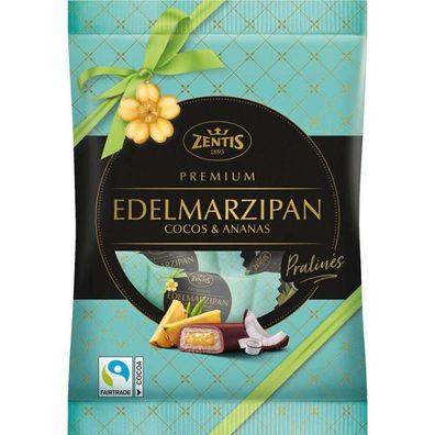 Zentis Edelmarzipan Cocos & Ananas 100g