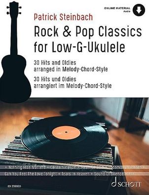Rock & Pop Classics for Low-G-Ukulele,