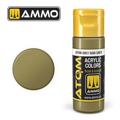 AMMO by MIG Jimenez ATOM COLOR Sand Grey