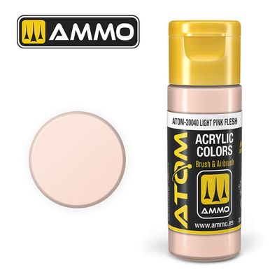 AMMO by MIG Jimenez ATOM COLOR Light Pink Flesh