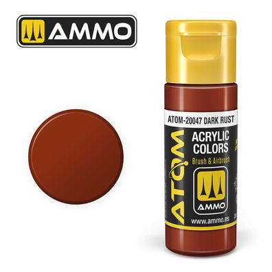 AMMO by MIG Jimenez ATOM COLOR Dark Rust