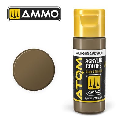 AMMO by MIG Jimenez ATOM COLOR Dark Wood