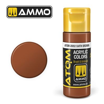 AMMO by MIG Jimenez ATOM COLOR Earth Brown