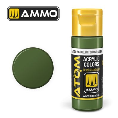 AMMO by MIG Jimenez ATOM COLOR Hellgrün / Chromate Green