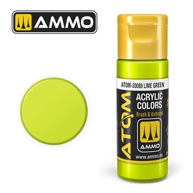 AMMO by MIG Jimenez ATOM COLOR Lime Green