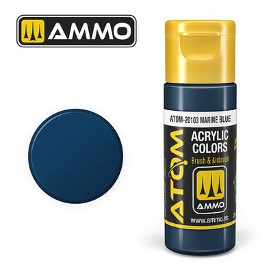 AMMO by MIG Jimenez ATOM COLOR Marine Blue