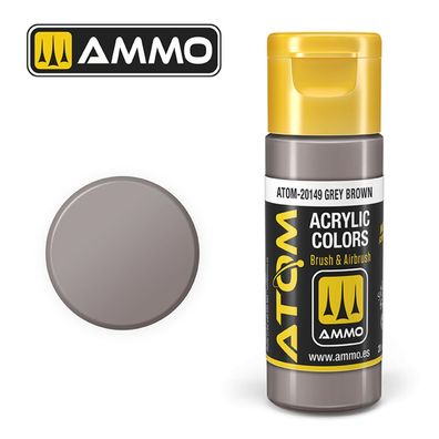 AMMO by MIG Jimenez ATOM COLOR Grey Brown