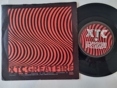 XTC - Great fire 7'' Vinyl UK