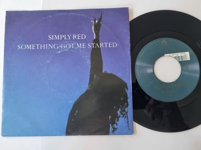 Simply Red - Something got me started 7'' Vinyl Germany LARGE CENTER