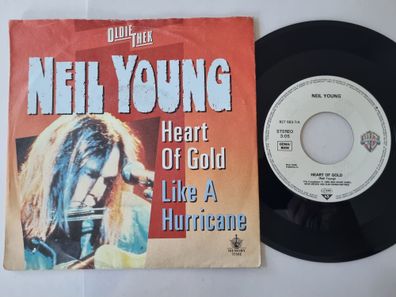 Neil Young - Heart of gold/ Like a hurricane 7'' Vinyl Germany