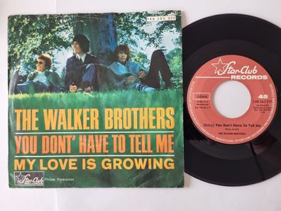 The Walker Brothers - You don't have to tell me 7'' Vinyl Germany