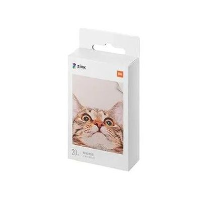 Xiaomi Mi Tragbares Fotodruckerpapier TEJ4019GL 20 Fotopapier, 2x3 Zoll