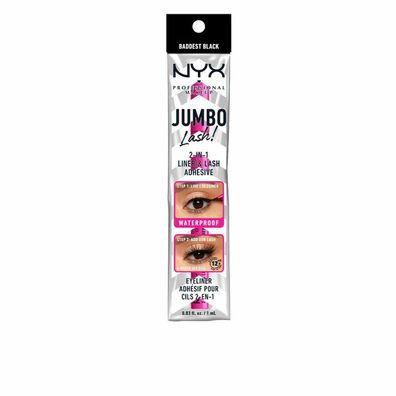 NYX Professional Makeup Jumbo 2in1 Eyeliner and False Eyelash Adhesive Black 8g