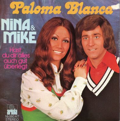 7" Cover Nina & Mike - Paloma Blanca