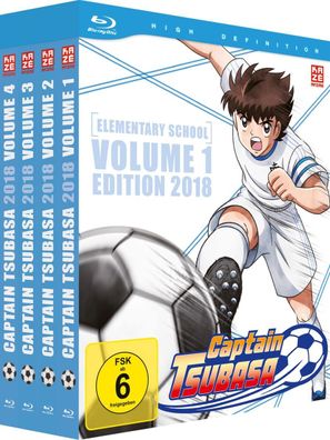 Captain Tsubasa 2018 - Gesamtausgabe - Bundle Vol.1-4 - Blu-Ray - NEU