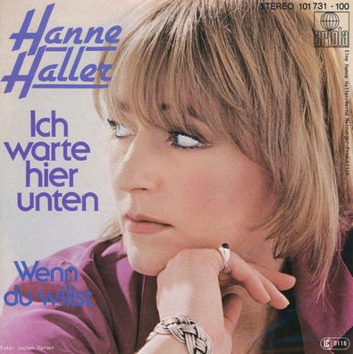 7" Hanne Haller - Ich warte hier unten