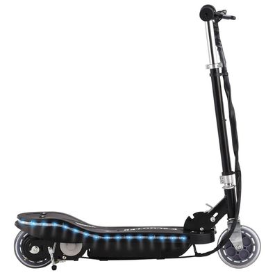 E-Scooter mit LED 120 W Schwarz