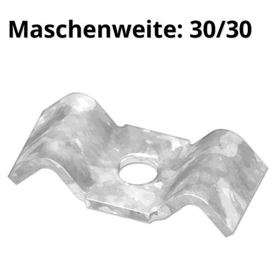 Schwalbenlasche MW 30/30 mm Stahl, feuerverzinkt