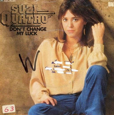 7" Suzi Quatro - Don´t change my Luck