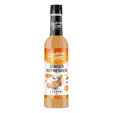 Buderim Ginger Refresher Cordial 750 ml