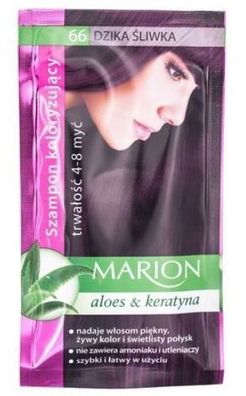 Marion Haarfarbe Shampoo - Wildpflaume, 40ml