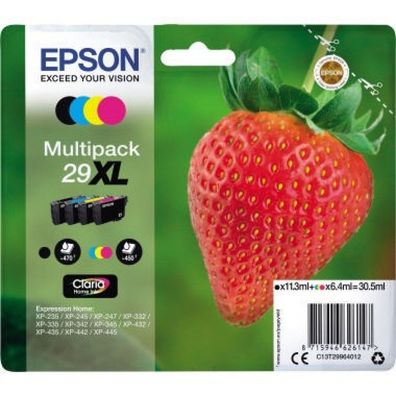 Epson Epson Ink 4 Color Multipack No 29XL Epson29XL Epson 29XL (C13T29964012)