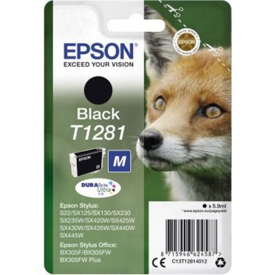 Epson Epson Ink Black Schwarz (C13T12814012)