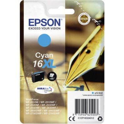 Epson Epson Ink No 16XL Epson16XL Epson 16XL Cyan HC (C13T16324012)