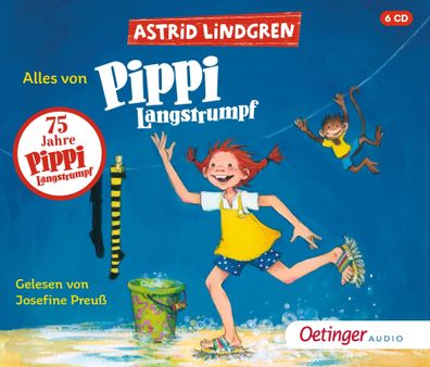 Alles von Pippi Langstrumpf Hoerbuch mit allen drei Kinderbuechern