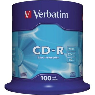 CD-R 700 MB (52fach, 100 Stück)