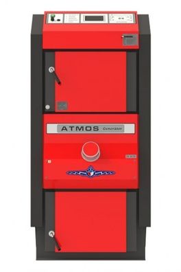 ATMOS Holzvergaserkessel GS32 Biomasseheizkessel 32 kW Serie GS Volllastkessel