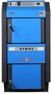 ATMOS Holzvergaserkessel DC50GSE Biomasseheizkessel 49 kW GSE Volllastkessel