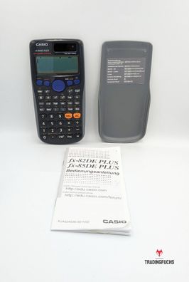 Casio Taschenrechner FX-85DE Plus für Schule Abitur Studium Büro Uni