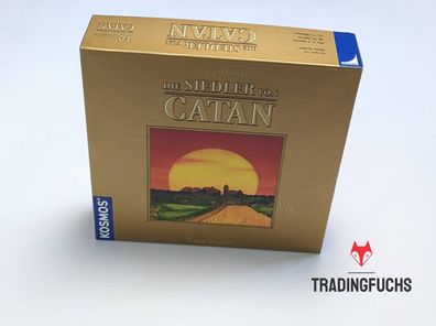 Die Siedler von Catan die Goldene 10 Jahre Ausgabe | Klaus Teuber | Vollständig