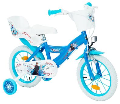 14 Zoll Kinder Mädchen Fahrrad Kinderfahrrad Rad Disney Elsa Frozen Eiskönigin