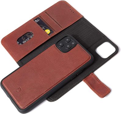 Decoded Schutzhülle iPhone 11 Pro Detachable Wallet Leder Booklet Flip Case braun