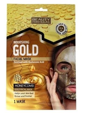 Gold-Honig Gesichtsmaske, tiefenreinigende Tonmaske