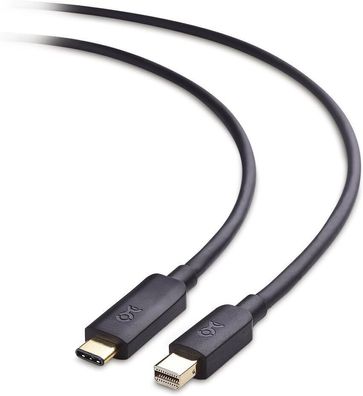 Cable Matters [Nur Video] Bidirektionales Mini DisplayPort zu USB C Kabel 1.8m