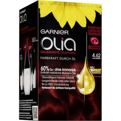 Garnier Olia Haarfarbe 4,62 Vegan Intensives Kaschmirrot Langanhaltende Glanze Farbe