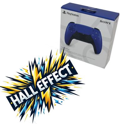 Sony Playstation 5 DualSense Wireless-Controller Cobalt-Blue + Halleffect Halleffe...
