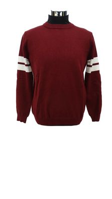 SHEIN Damen Pullover Gr. L 40 Kastanien Braun / Rot Langarm Shirt Sweatshirt