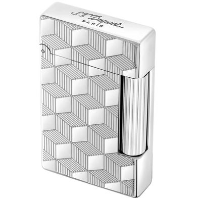 S.T. Dupont Feuerzeug Initial Cube Palladium 020840