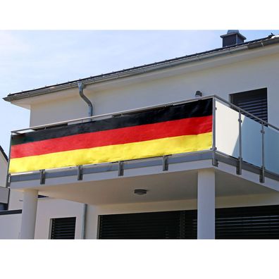 Deutschland Balkonflagge 90x300cm Fanartikel