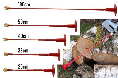 Ablänghilfe für Motorsäge Ablängstab Längenanschlag Messhilfe Kettensäge Fiberglas