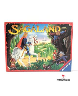 Sagaland von Ravensburger rote Edition Brettspiel Familienspiel Retro 1994