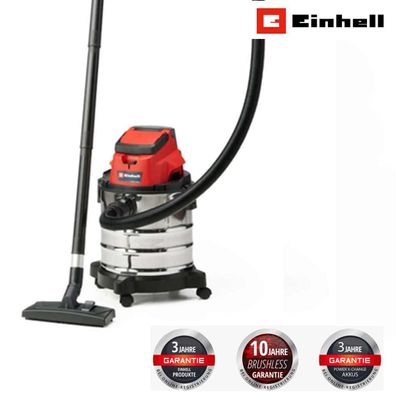 Einhell Akku-Nass-Trockensauger TC-VC 18/20 Li 18V ( Ohne Akku / Ladegerät )