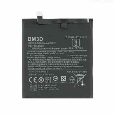 MPS-Akku für Xiaomi Mi 8 SE 3120 mAh BM3D