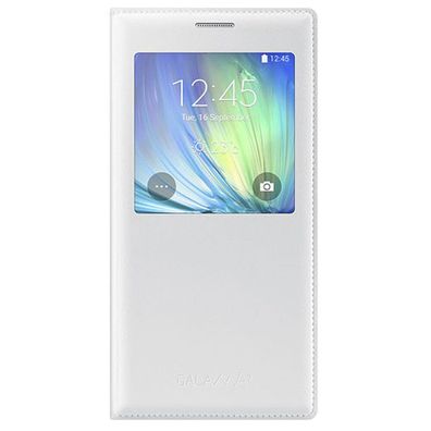 Samsung A7 Flip-Cover S-View EF-CA700BW weiß