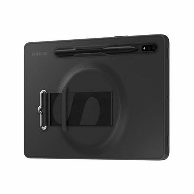 Samsung Tab S8 Schutzhülle mit Handschlaufe schwarz EF-GX700CBEGWW
