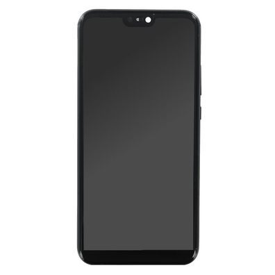 OEM Displayeinheit + Rahmen für Huawei P20 Lite schwarz, ohne Logo